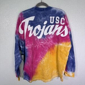 USC Trojans Spirit Jersey Womens Medium Tie Dye Shirt University College Merch